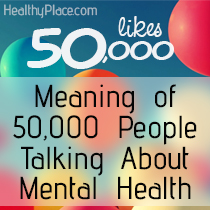 Meaning of 50,000 People Talking About Mental Health