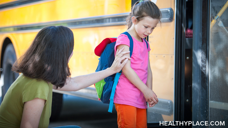 School is a common cause of separation anxiety. Get 3 suggestions on how to ease school-related separation anxiety at HealthyPlace.