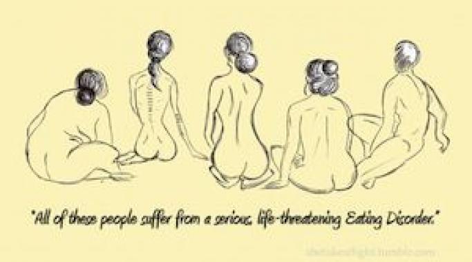 The binge eating disorder body type probably isn't what you think it is. In fact, there is no eating disorder body type - every body is different. Read this.
