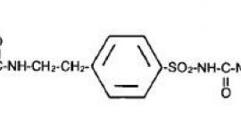 Glyburide structural formula