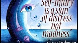 Self-injury is a sign of distress not madness